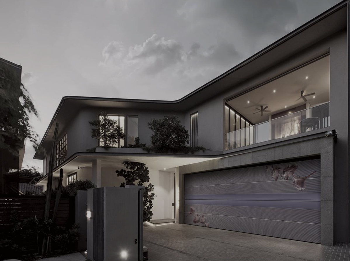 民用智能快速车库门